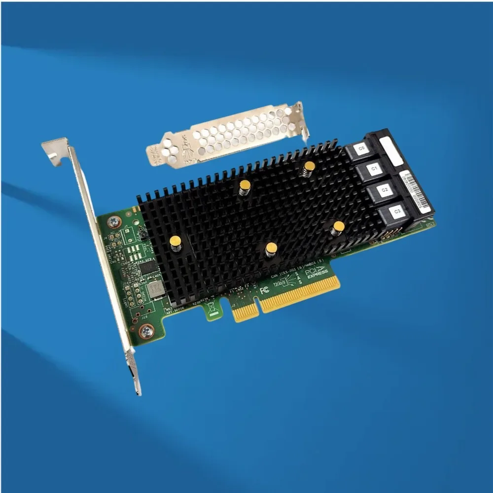 LSI 9400-16i RAID Controller Card PCIe 3.0 X16 Tri-Mode HBA 12Gb/s SAS SATA NVMe Server Storage for Business And Networking