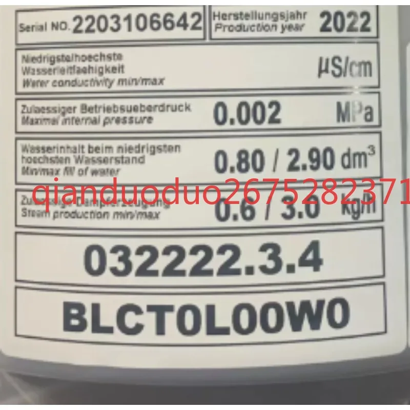 

Suitable for Tongdada Air Conditioning Humidification Bucket BLCT0L00W0//Tongdada Humidification Bucket 03 2222.3 380V