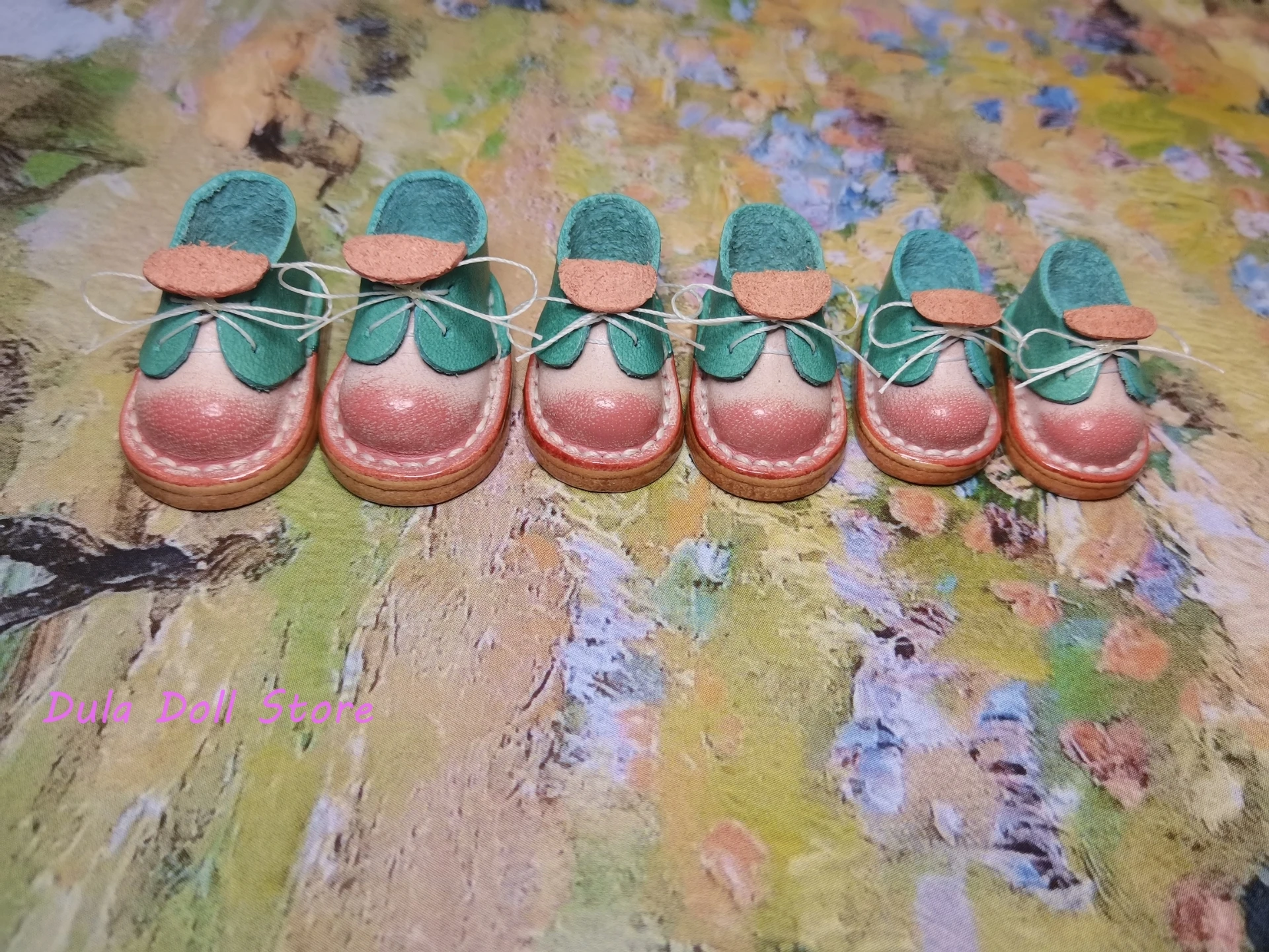 Dula boneca camada superior cor do couro retalhos sapatos blythe ob24 ob22 grande peixe corpo gl pequeno 6 bjd boneca acessórios