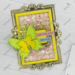 KSCRAFT A2 Rectangle Picture Frame Cutting Dies Stencils for DIY Scrapbooking Decorative Embossing DIY Paper Cards