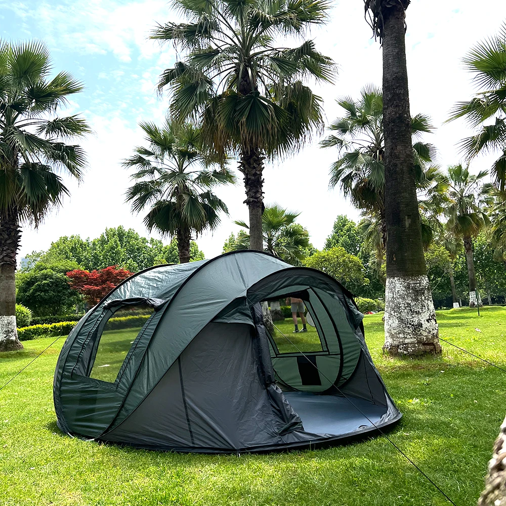 

A pop-up tent, camping waterproof tent that can accommodate 5-8 people, outdoor tent, suitable for camping and hiking trips