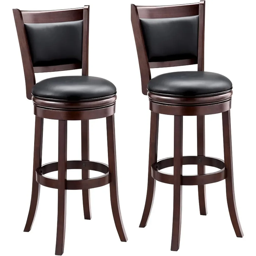 

Height, Pack of 2 Swivel Stool, 29-Inch,2-Pack, Cappuccino