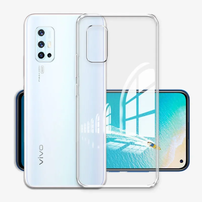 V19 Funda On For Vivo V19 Neo Case Fashion Clear Soft Silicone Bumper Phone Cases V17 17 IND Transparent Shockproof Back Cover