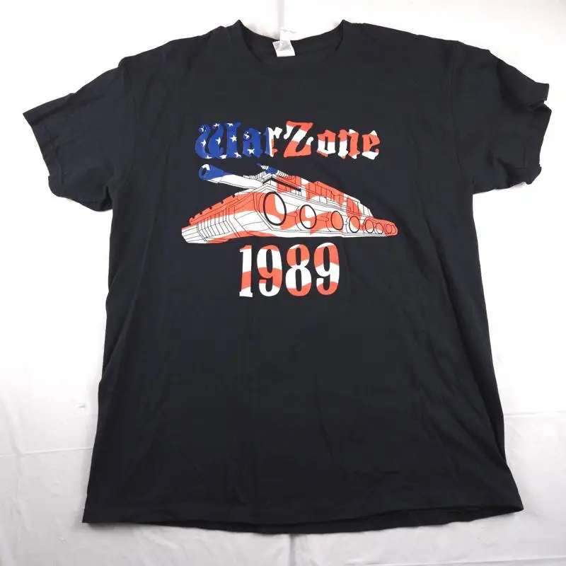 Warzone Nyhc camiseta Hardcore Leeway Cro Mags frente agnostico Madball talla L
