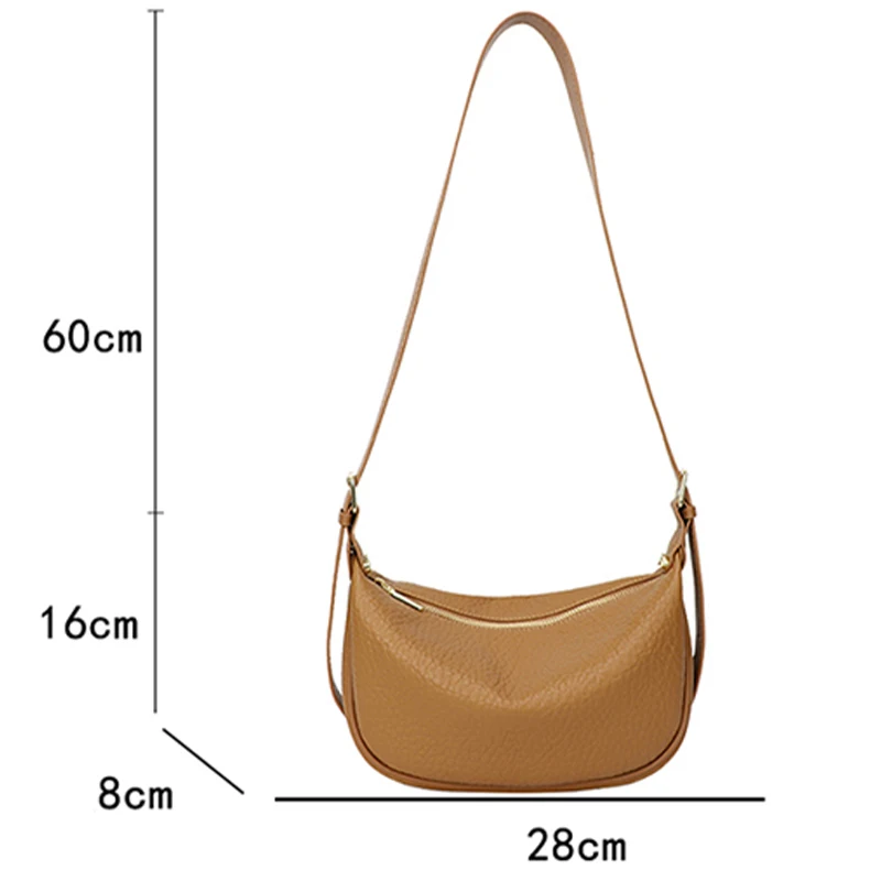 100% Genuine Leather Shoulder Bag Luxury Women\'s Messenger Bags Crossbody Bags For Women Women Handbag Designer Cowhide Flap Bag