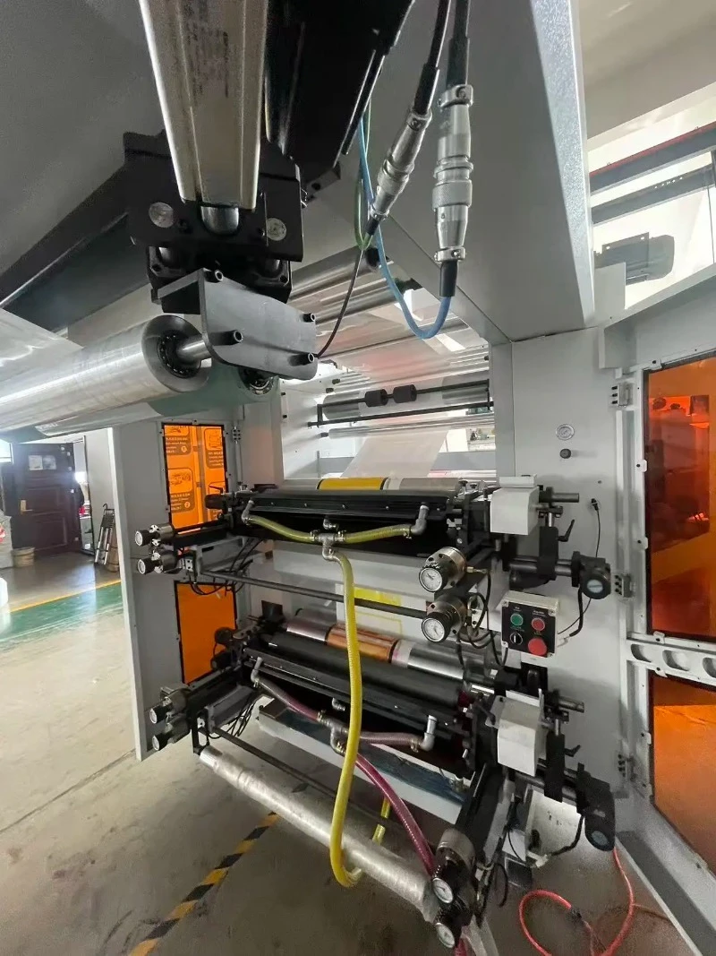 Cost-Effective 4 Color Flexographic Printing Machine with Stack Structure for  Envelopes