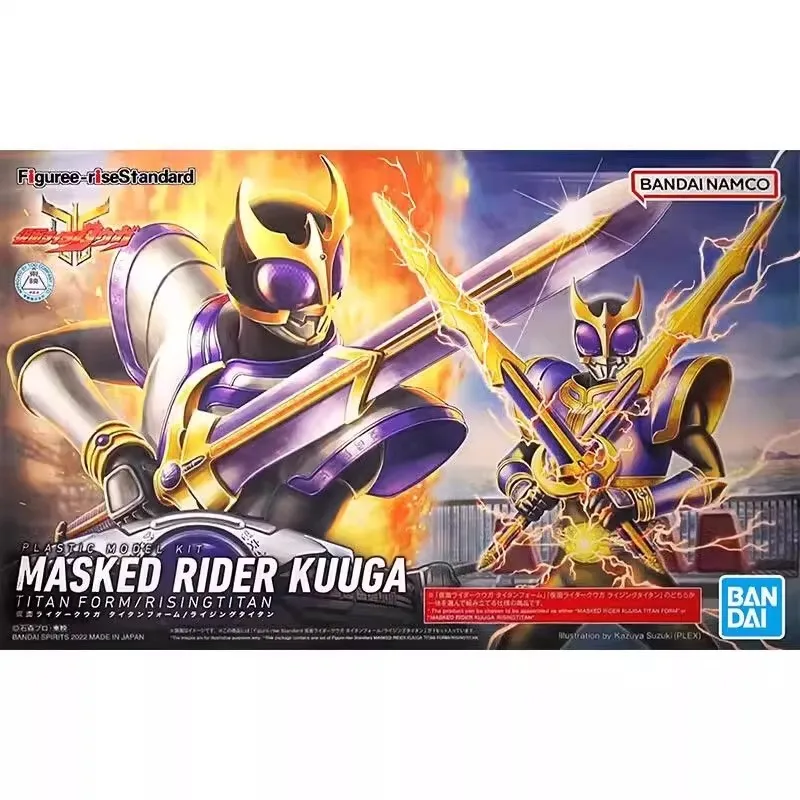 

In Stock Bandai Model Figure-rise FRS Kamen Rider Kuuga Rising Titan Form Plastic Model Kit Articulated Action Figure Gift TOY