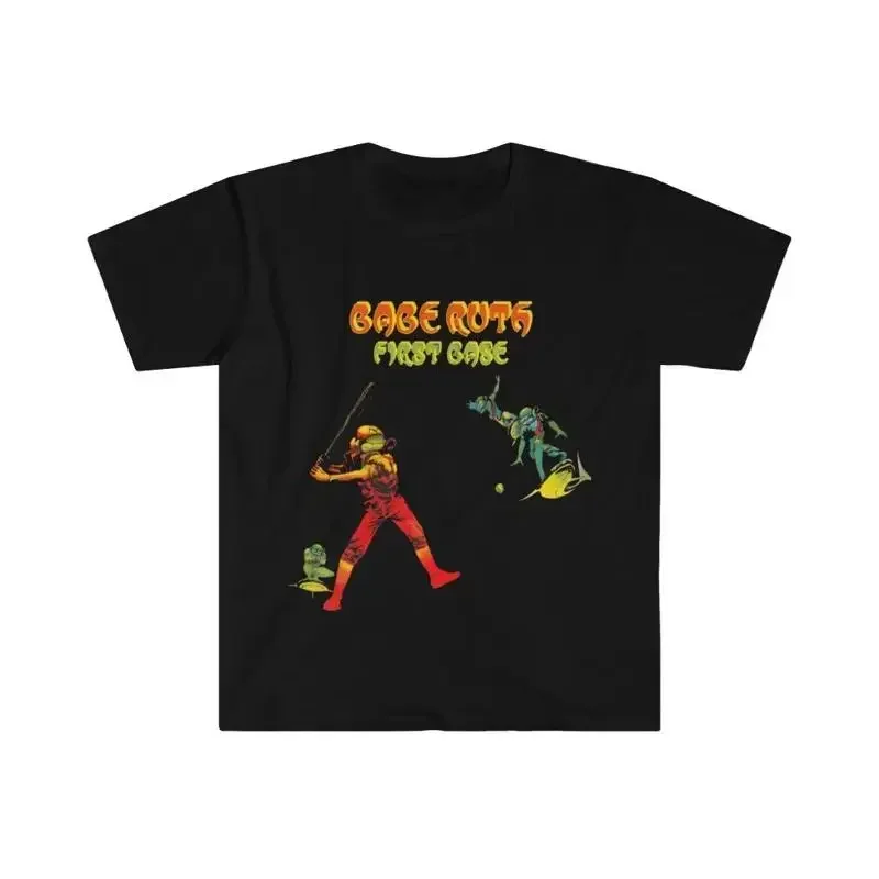 Camiseta de algodón suave Babe Ruth First Base