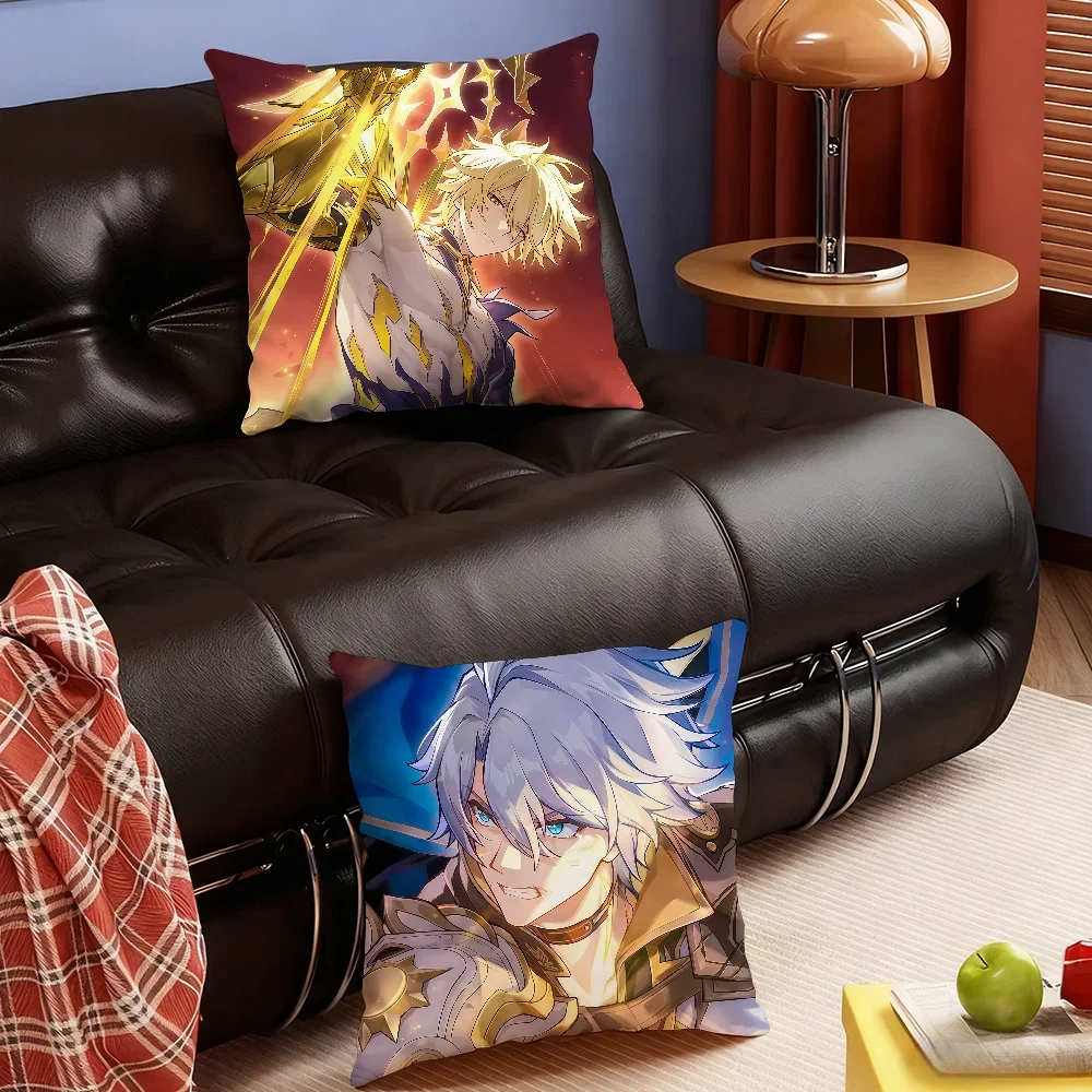 Phainon Honkai Star Rail cushion cover Bedding Office Cover Cushion Casual Couch Decor for Sofa Living Room Gift
