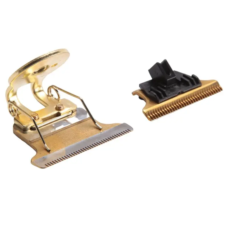 CKFAM-T-Shaped Hair Clipper Blade With Stand T9 Blade Trimmer Replacement Head Replacement Clipper Head