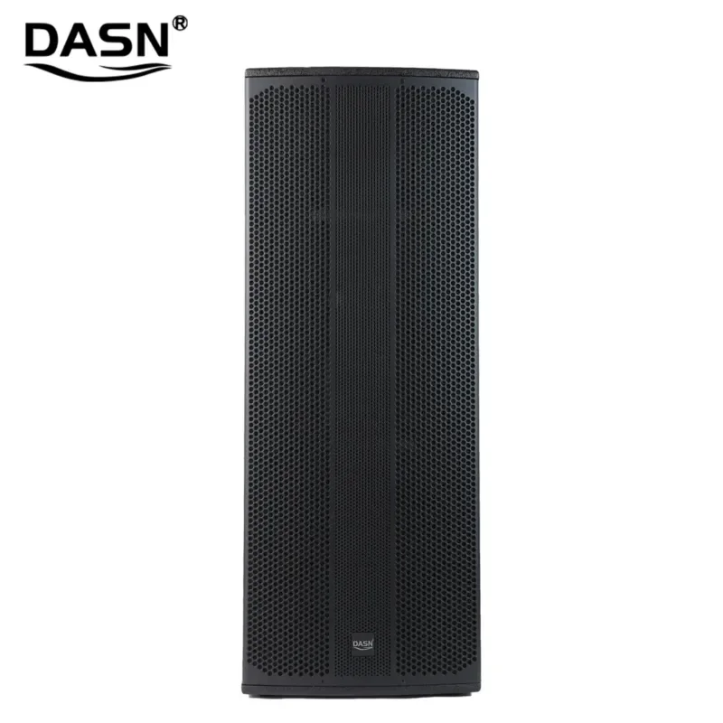 for Dahn H215 Dual 15 inch 500W RMS Passive DJ Stage Home Theater Full Range Wood Cabinet Sound System Professional Speakers
