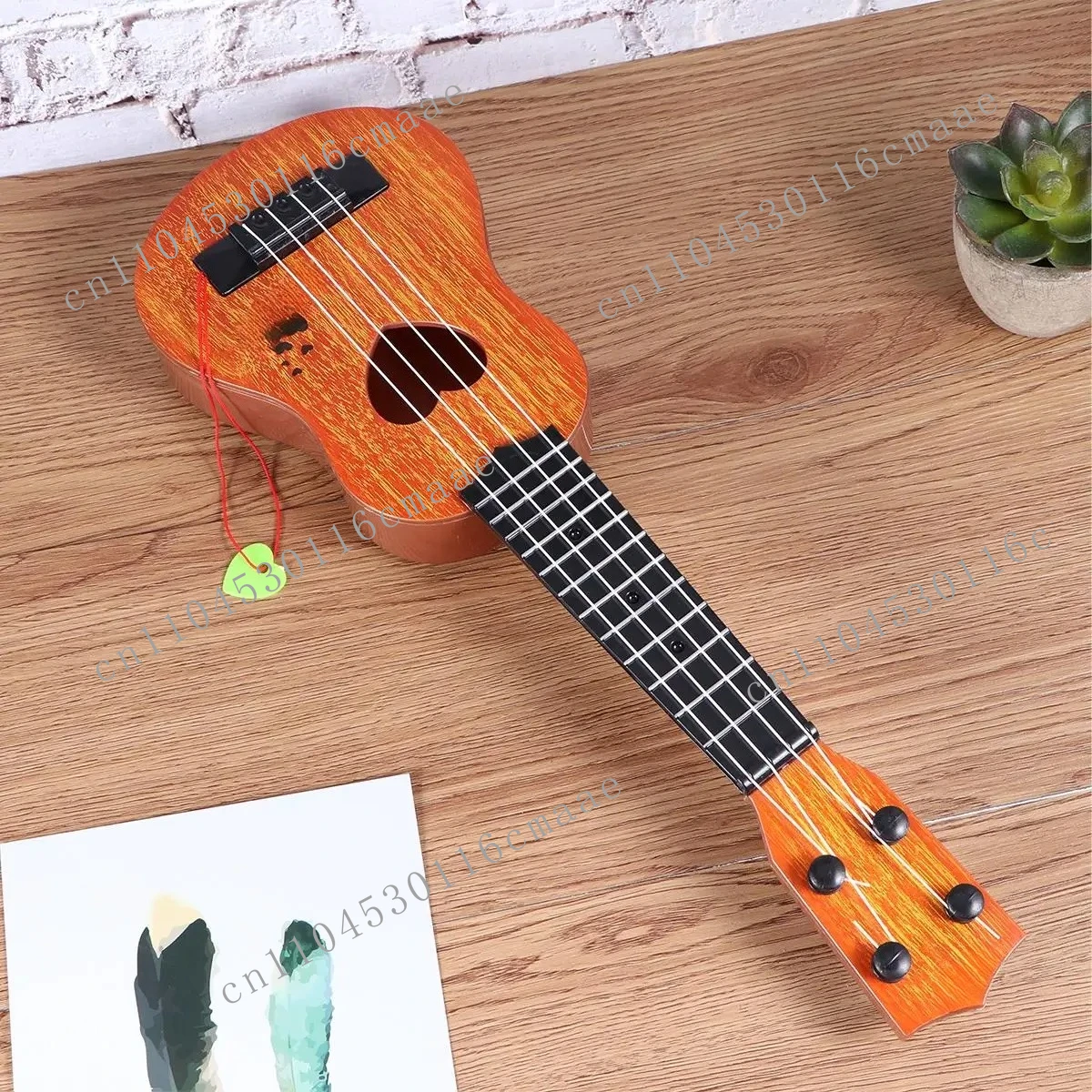 

New Mini Ukulele 39cm Khaki Children's Instrument Guitar Four String Mini Ukulele
