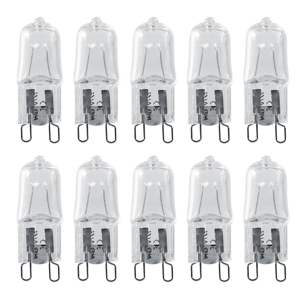 10 Stuks G9 Basis Halogeenlamp 120V 40W Verlichting Vervanging Huis Warm Wit Helder