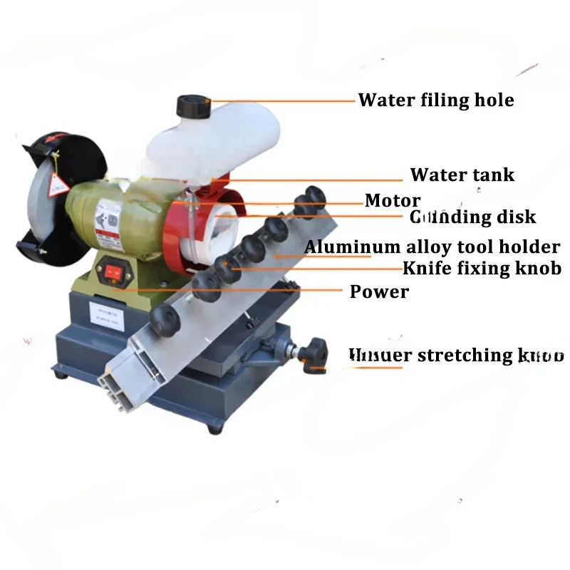 High Accuracy Straight Planer Sharpener Industrial Knife Planer Electric Blade Sharpener Woodworking Machinery Accessories