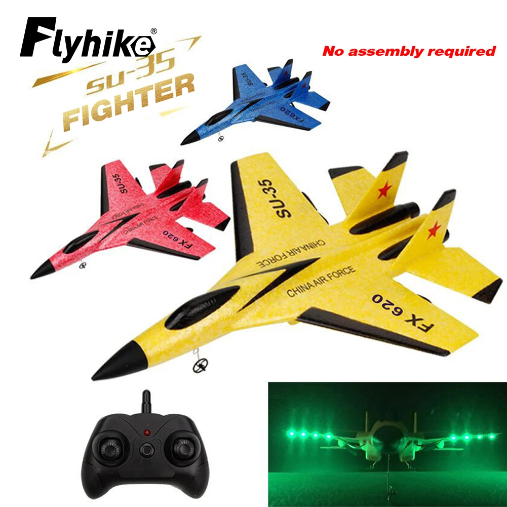 RC Plane SU35 2.4G Remote Control Aircraft Flying Model Glider Airplane F22 FX820 FX620 FX622 A380 EPP Foam Toys Gifts Children