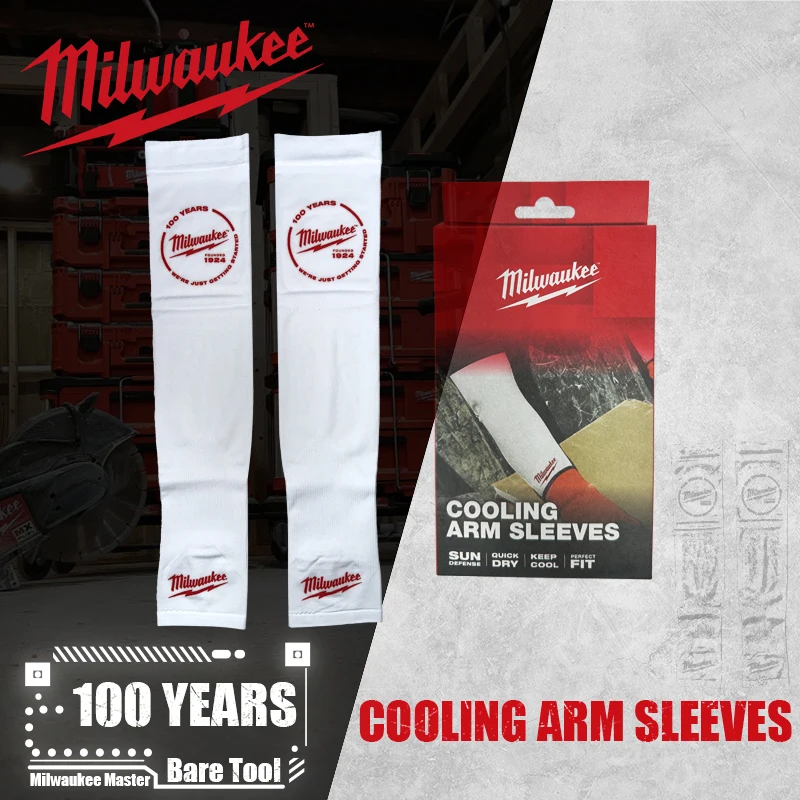 Milwaukee 100 Years Cooling Arm Sleeves Power Tool Accessories