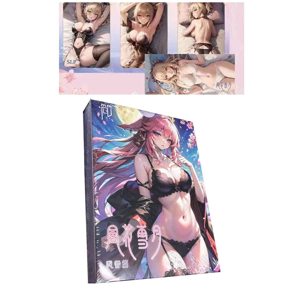 NewGoddess Story Collection Card Goddess of Wind and Snow Chapter Booster Box Girl Swimsuit Bikini Tcg Game Card Children Toy Gi