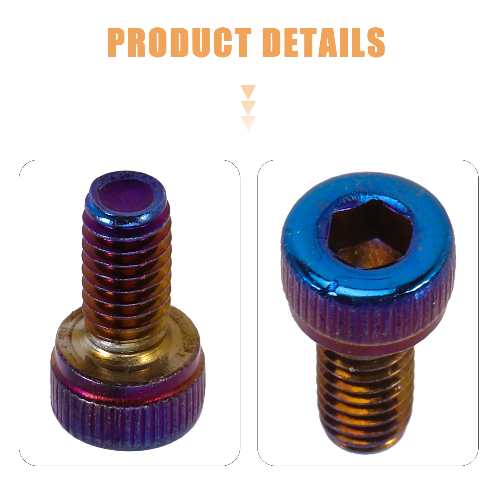 

3pcs Electric Guitar Bridge Screws Saddle Locking Nut Block Durable Metal String Fixing Screw Replacement Parts For Tremolo