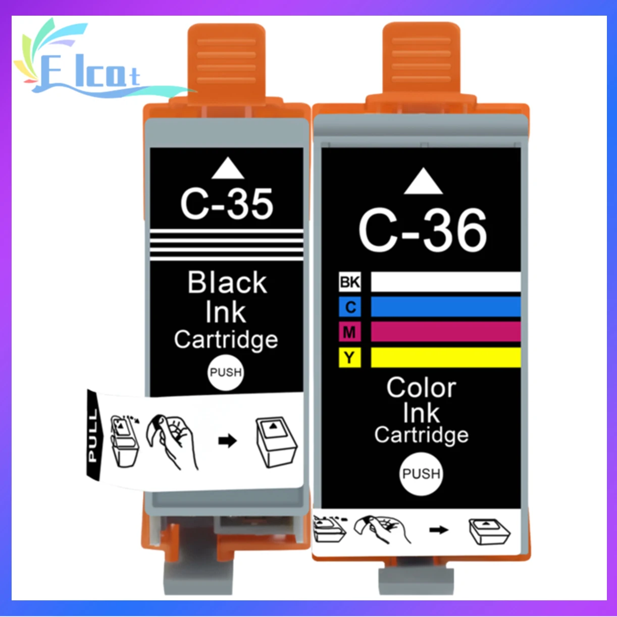 PGI-35 PGI35 CLI-36 CLI36 картридж для Canon PGI-35 PGI35 совместимый с принтером Canon IP100 IP110 TR150 Mini260 Mini320