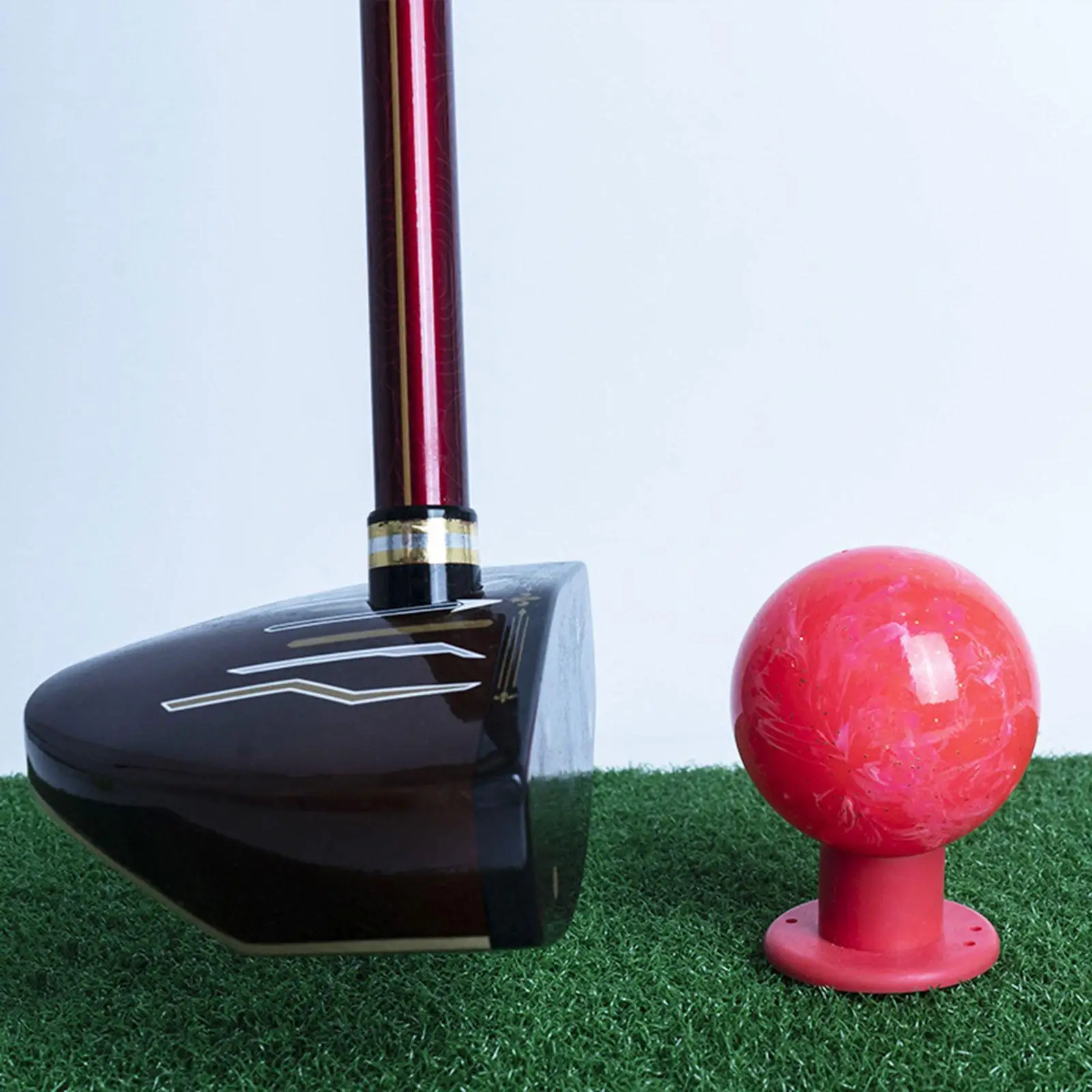 

Прочные тренировочные мячи для гольфа из синтетического каучука, профессиональное оборудование для гольфа, забавные аксессуары для любителей гольфа на заднем дворе