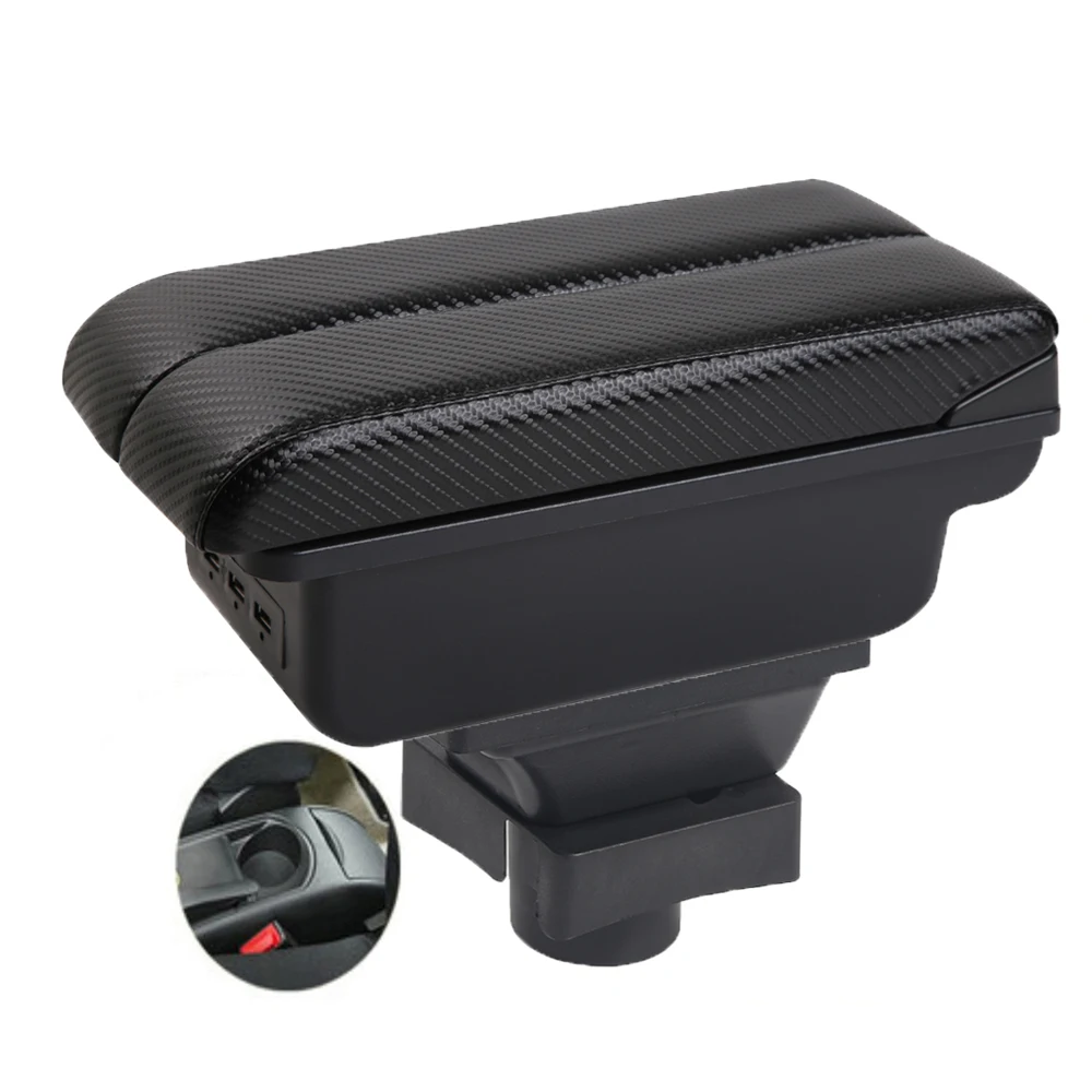 Citroen C4 Armrest box central console storage case driver elbow support rest arm view 4