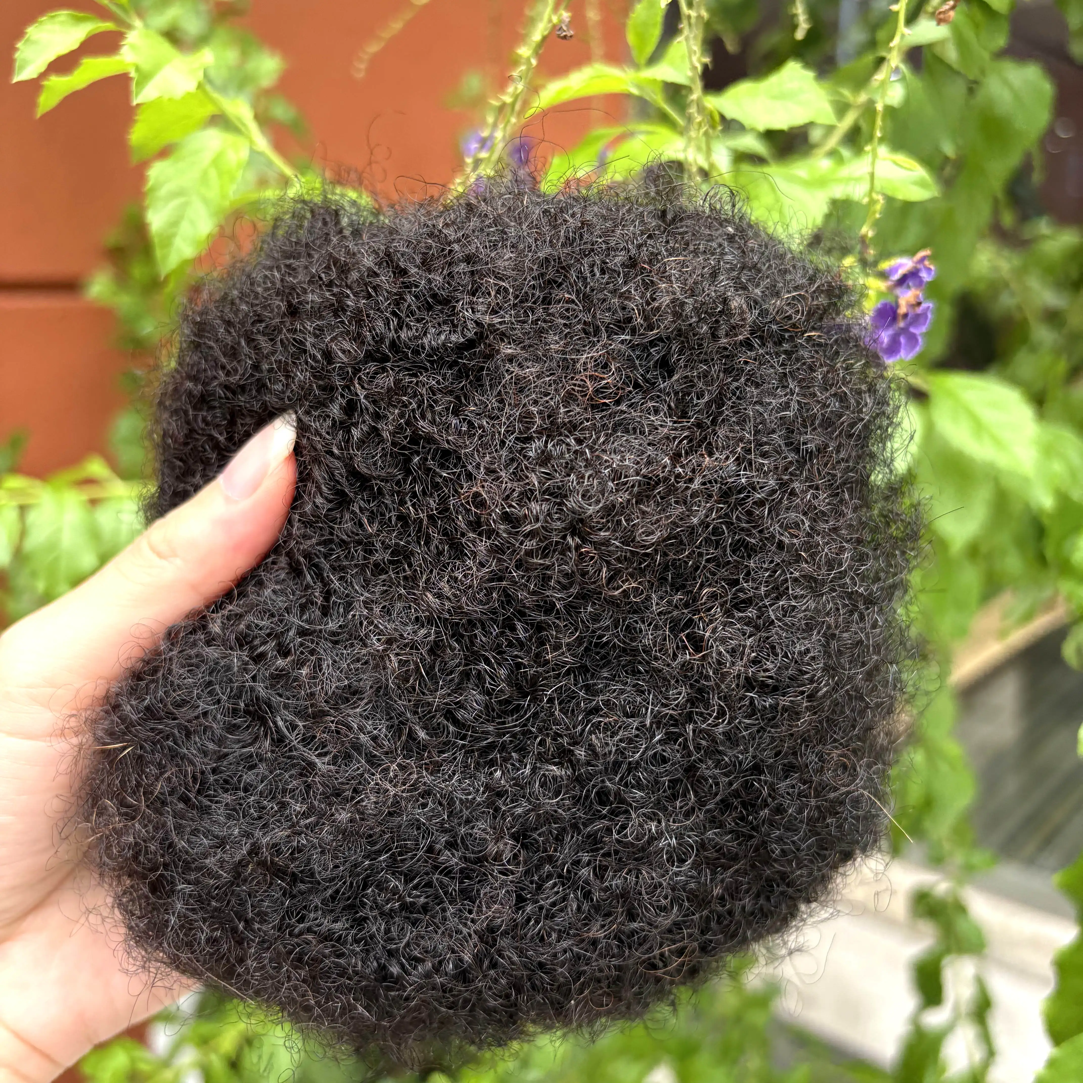 8 Zoll Afro Kinky Bulk Echthaar 30g/Packung für Dreadlock-Verlängerungen, Locs-Reparatur, Twist-Flechtungen, Afro Kinky Echthaar für Locs – Detail 7