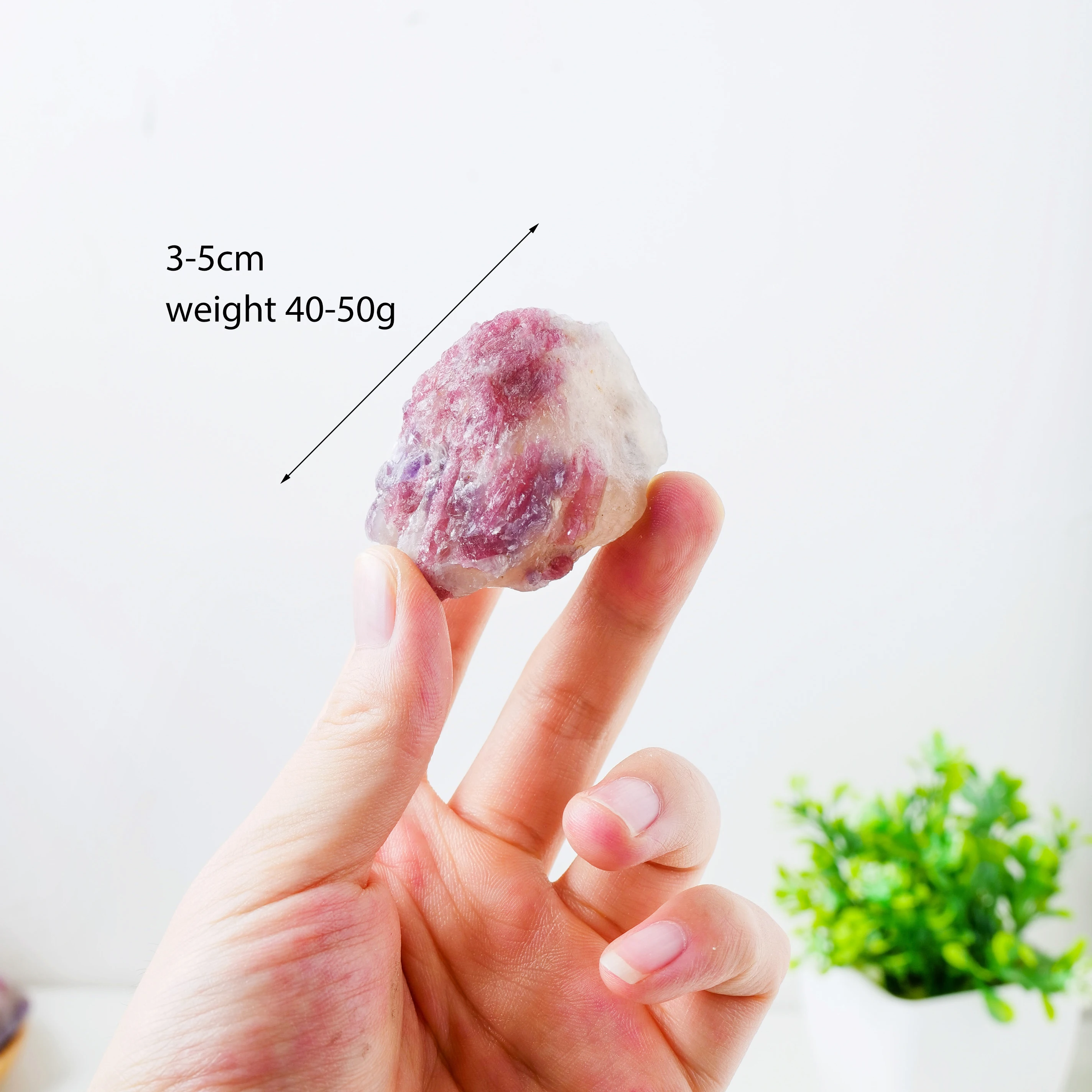 1pc Natural Healing Irregular Mineral Unicorn Stone Crystal Raw Stone Reiki Pink Tourmaline Rough Specimen Aquarium Home Decor