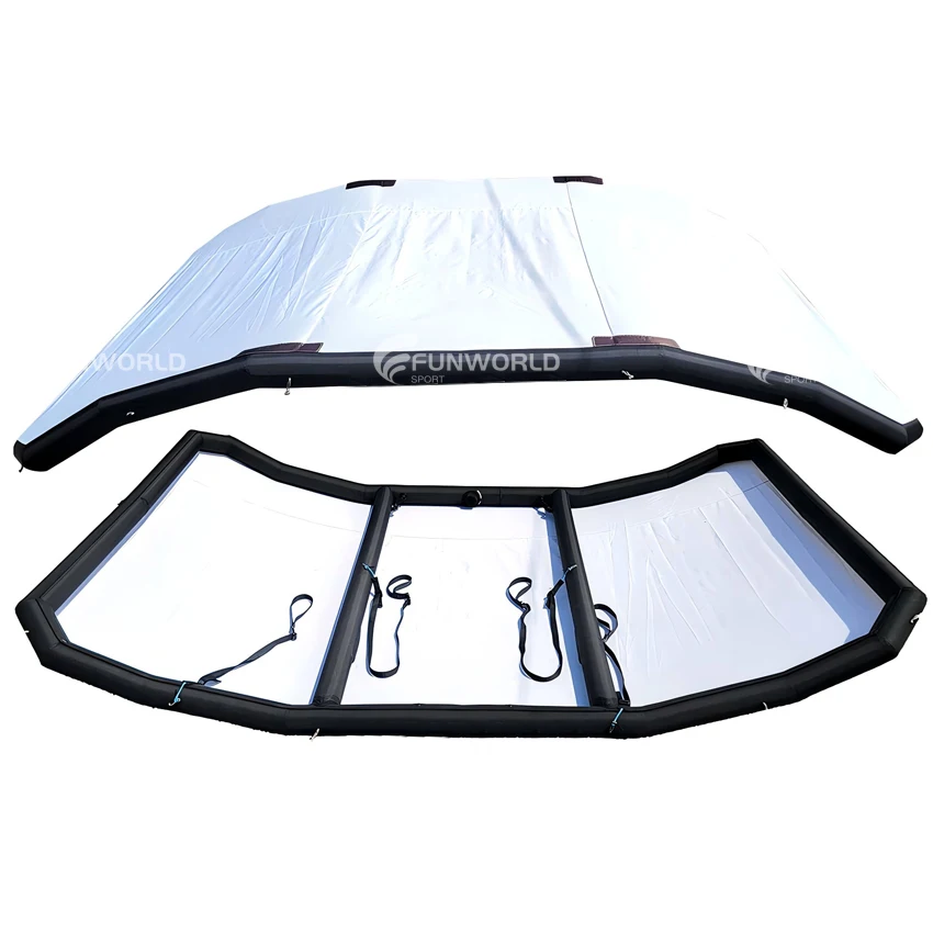 

STLF Highly Portable Inflatable Sunshade Awning Inflatable Canopy for Boat Marine Shade or Outdoor Floating Platform Beach