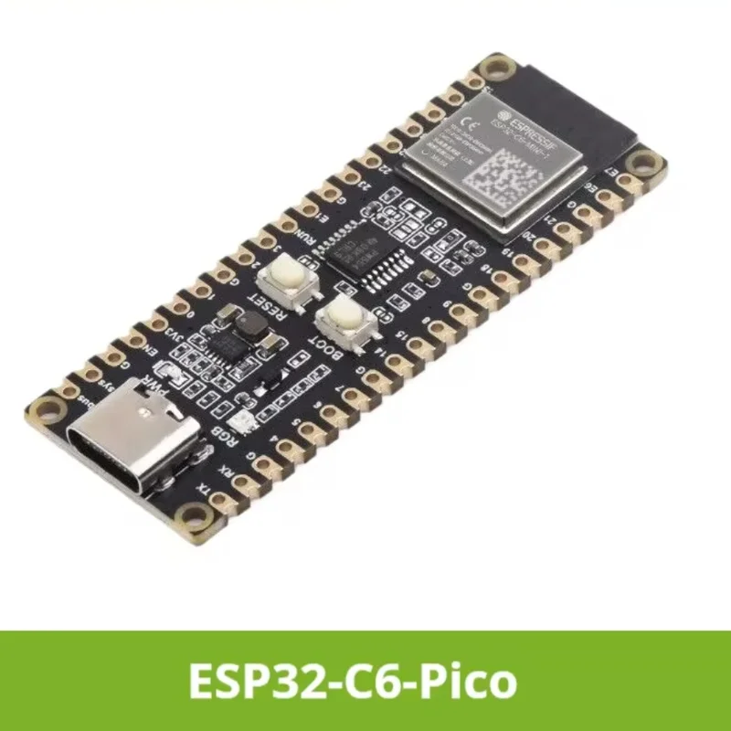 Waveshare ESP32-C6 Microcontroller, WiFi 6 Development Board, 160MHz Single-Core Processor, ESP32-C6--1 Module
