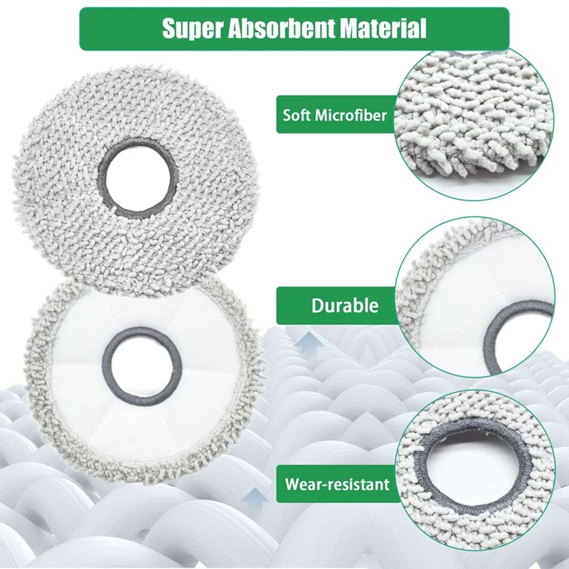 طقم ملحقات قطع غيار لـ ECOVACS DEEBOT T30 Pro ، مكنسة كهربائية روبوت ، مناديل ، أكياس غبار ، فرش جانبية ، فلاتر ، فلاتر