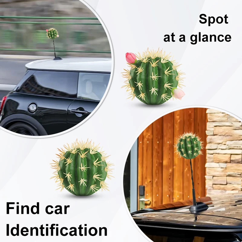 Car Roof Antenna Cactus Shape Foam Ball For Mini Cooper F56 F60 F55 F54 F66 J01 J05 R56 R60 Car Exterior Decorative Accessories view 3