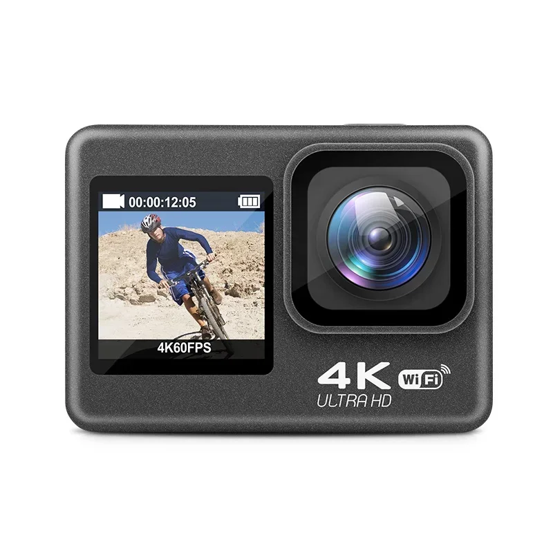 Action Camera vlog  Recording Function 4K Sports Action Camera 4K Waterproof   Camera For Bikes