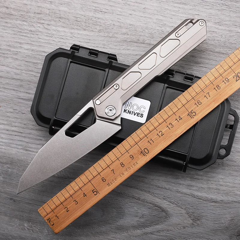 NOC DT03 Folding Knife VG10 Steel Sheet Titanium Alloy Handle Outdoor Household Vegetable and Meat Cutting Portable Tool Knife