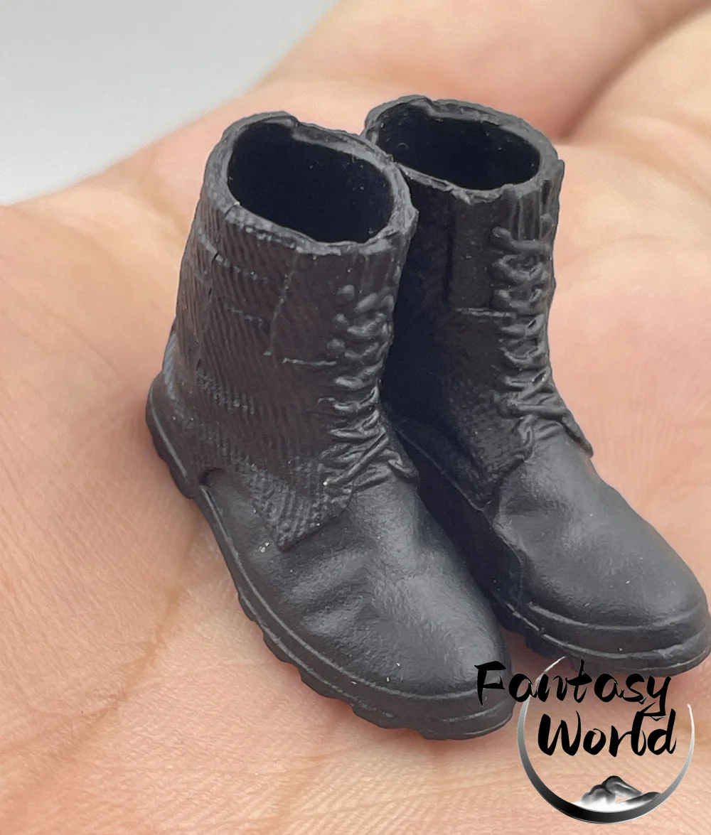 1/12 masculino caminhadas sapatos de combate botas sólidas acessório modelo para 6 "soldado figura ação corpo nw dam 3atoys notaman medco