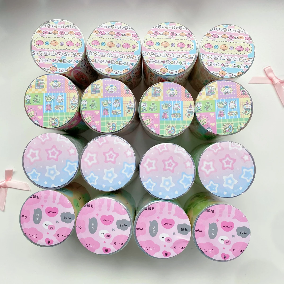 1Pc Star Washi Stickers Scrapbooking Stationery Material Masking Tape for Scrapbooking Diary Album Adhesive Decorative Tapes