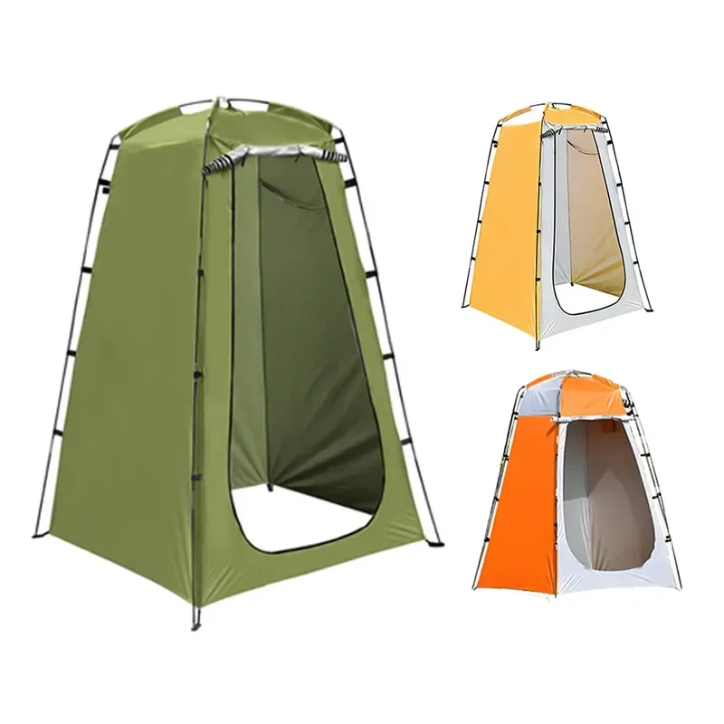 Portable Foldable Outdoor Shower Tent Privacy Changing Room Camping Beach Sun Shelter Lightweight One Person Summer Bathing