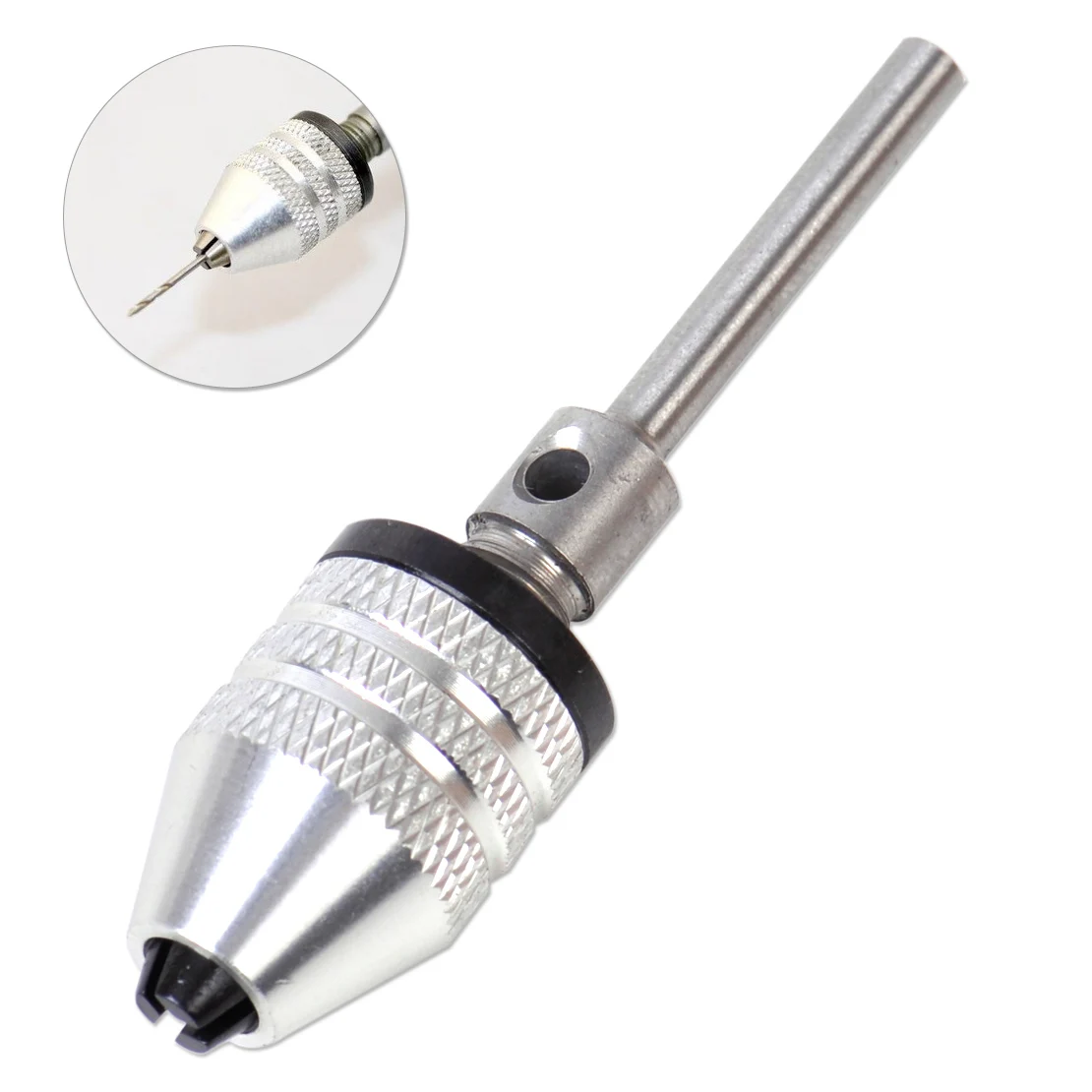 Mini 0.3-4mm Keyless Drill Bit Chuck Adapter Screwdriver Convertor for Rotary Tool New