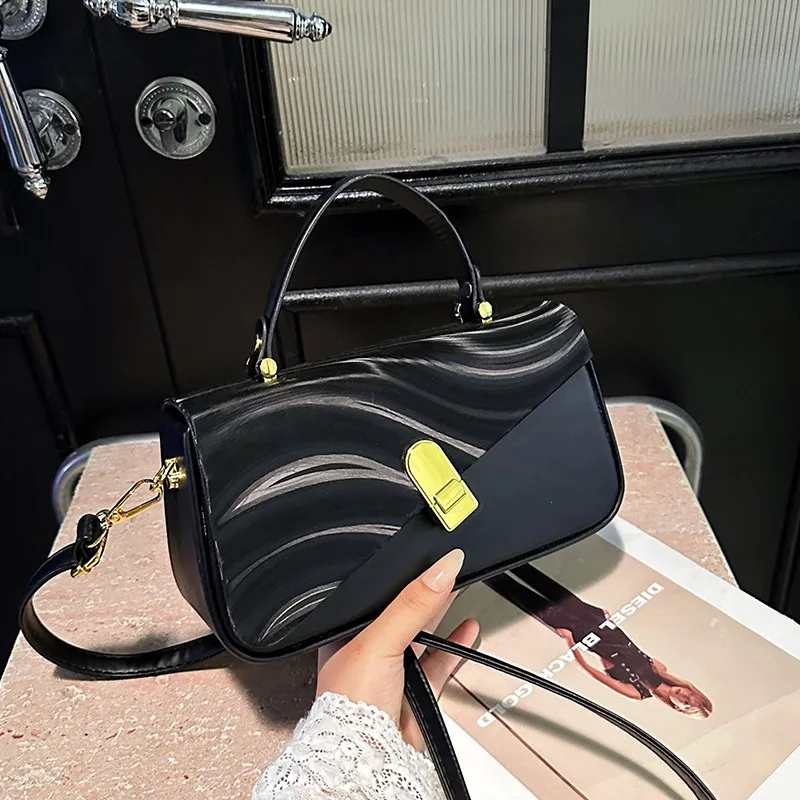 

Versatile Luxury Brand Women's Leather Crossbody Bag Shoulder Messenger Handbag Famous Designer Elegant Ladies