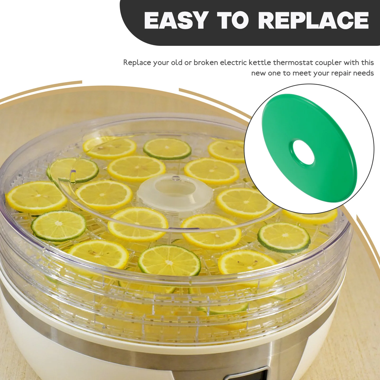 

Round Plastic Dehydrator Sheets Large Non-Stick Food Dryer Mat Fruit Dryer Pad Tray for Meat Vegetable Use