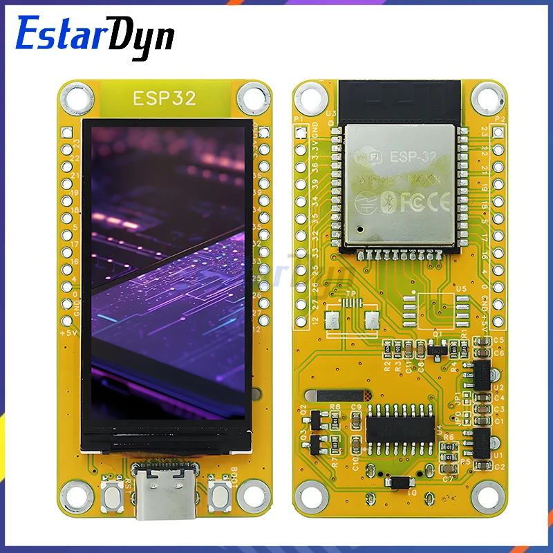 لوحة تطوير ESP32 c3 واي فاي بلوتوث 1.9 بوصة ST7789 شاشة LCD من النوع CIPS #1