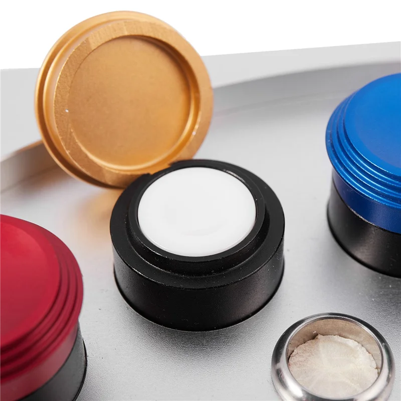 

AOAO-Watch Oil Cup Oiler Stand Die Cast 5 Oiler Dishes Cups with Cover Watch Repair Tool Oil Grease Storage for Watchmakers