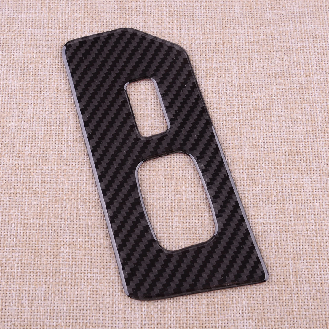 2pcs/Set Black Carbon Fiber Car Window Lift Switch Panel Cover Trim LHD Fit for Toyota FJ Cruiser 2007-2018 2019 2020 2021 New