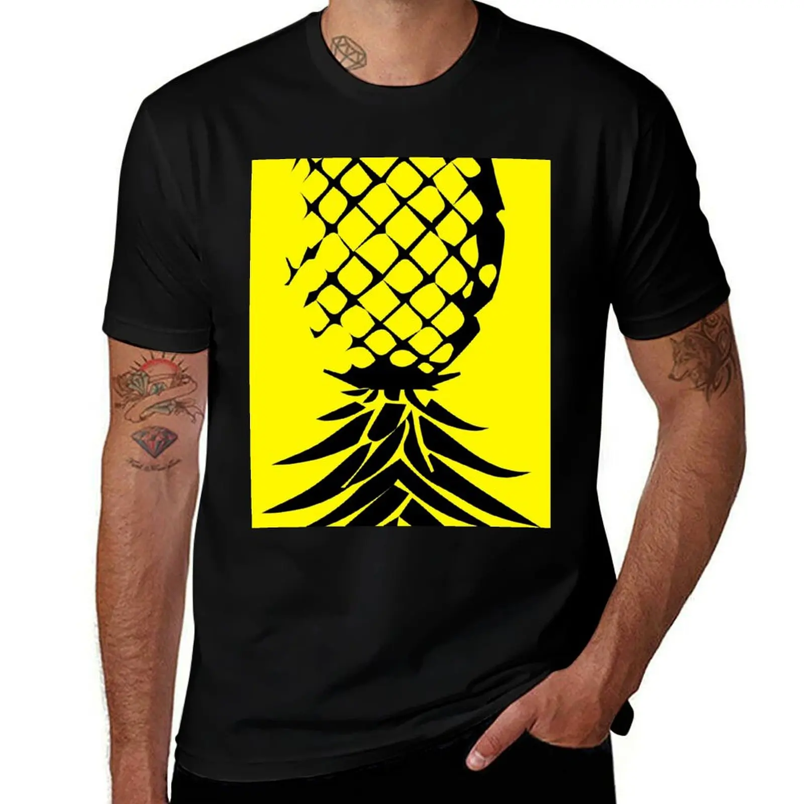 

Upside down Pineapple Swingers Lifestyle T-Shirt Construction Work Tee Shirt