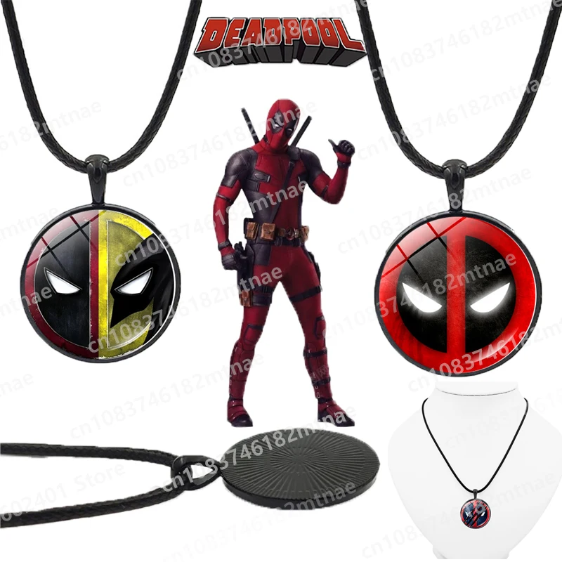 

New Disney Movie Deadpools Best Friends Necklace Pendant Couple Chain Cosplay Charms Fashion Jewelry Boys Girls Party Gifts