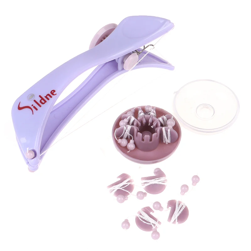 Facial Hair Remover Spring Threading Epilator Face Defeatherer Hair Removal DIY Makeup Beauty Tool for Cheeks Eyebrow