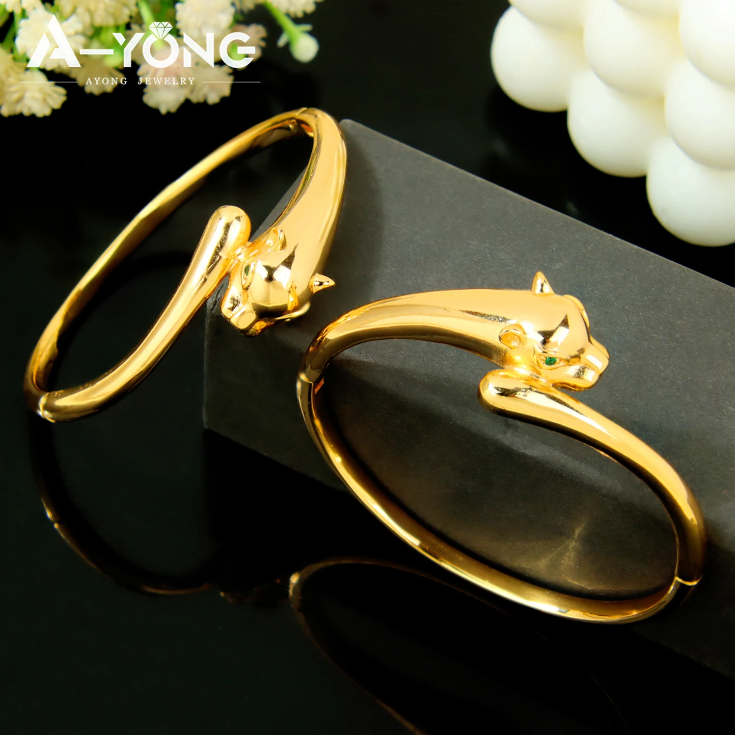 

Модные браслеты с леопардовым принтом в стиле панк, 21 К позолоченные, итальянский винтажный браслет в стиле хип-хоп с животными, Нигерия, женские ретро ювелирные изделия для вечеринок