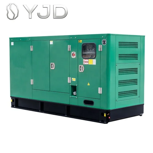 Silent Diesel Generator 38KVA Water Cooled with Automatic Voltage Regulator 60Hz 30KW Soundproof Genset for Factory Use