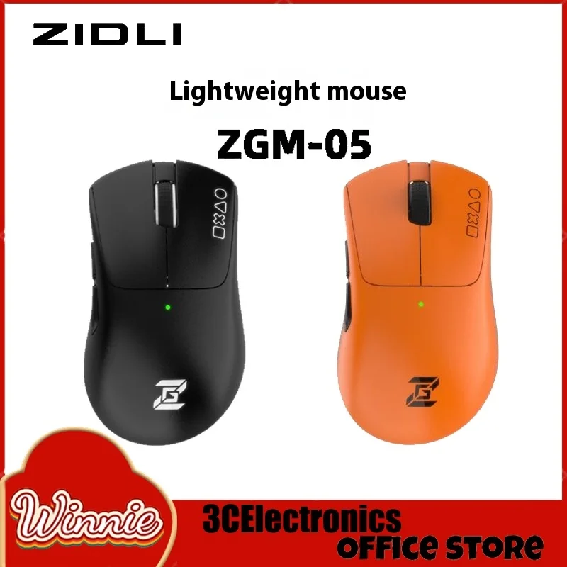 Zidli Zgm05 Wireless Mouse Dual Mode Lightweight 2.4g Gaming Mouse Paw 3311 Low Delay Long Battery Life Pc Gamer Office Gifts