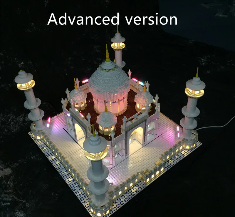 

No Bricks LED Light Kit for 10189 10256 and 17001/17008 The taj mahal