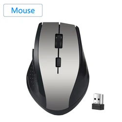 Souris de jeu sans fil ergonomique portable, récepteur USB, souris de jeu silencieuse pour PC, ordinateur de bureau, accessoires pour ordinateur portable